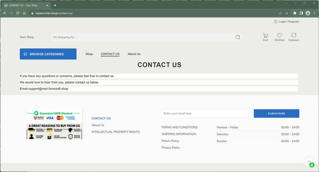 Repairvortex.Shop china nocompany diffemail
