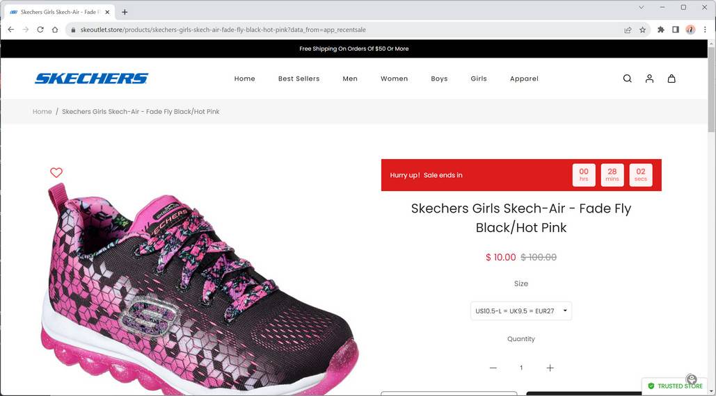 Skeoutlet.store trendmicro