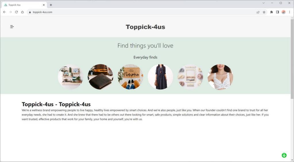 Toppick-4us.com fake details