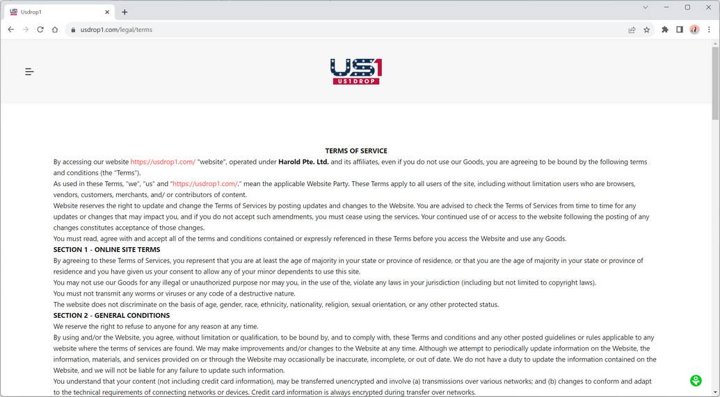 Usdrop1.com scam fake details