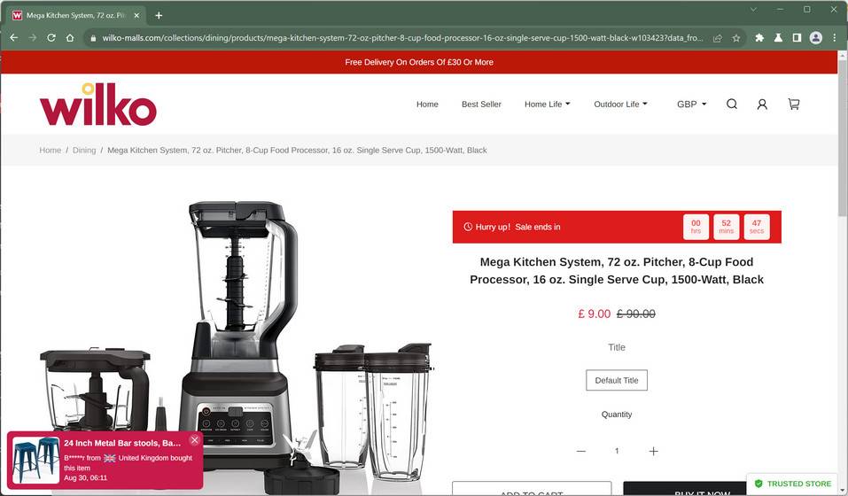 Wilko-malls.com malware