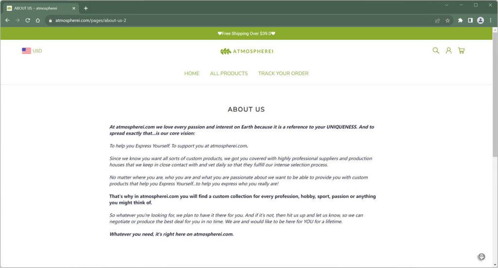 atmospherei.com scam