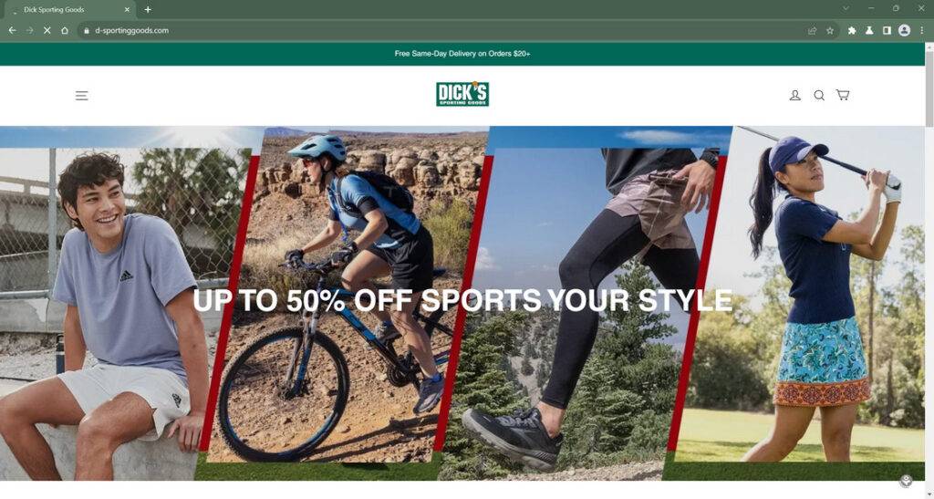 d-sportinggoods.com scam