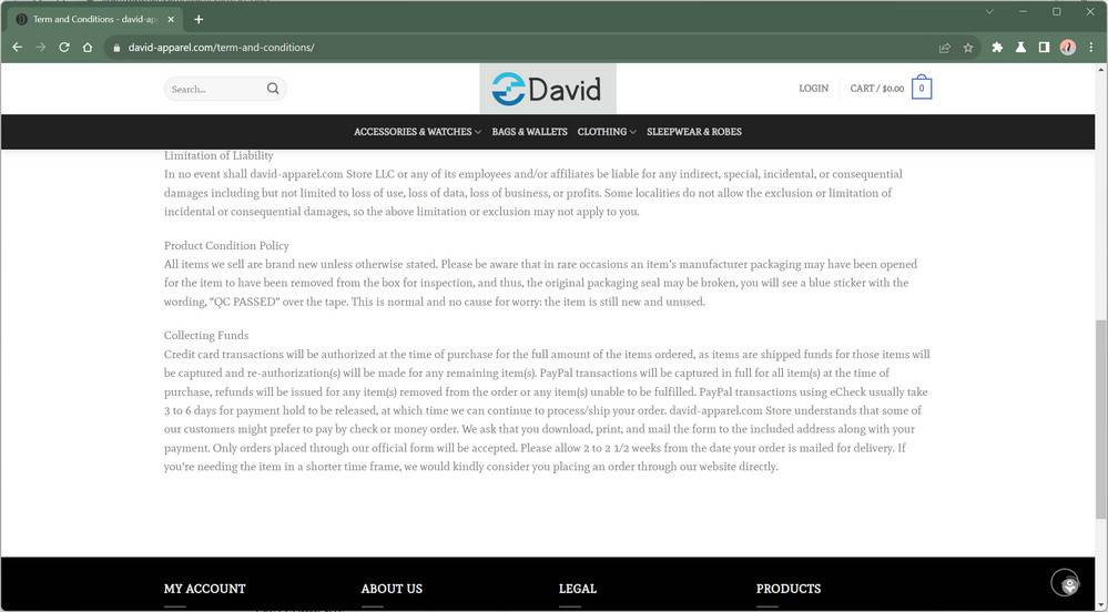 david-apparel.com china