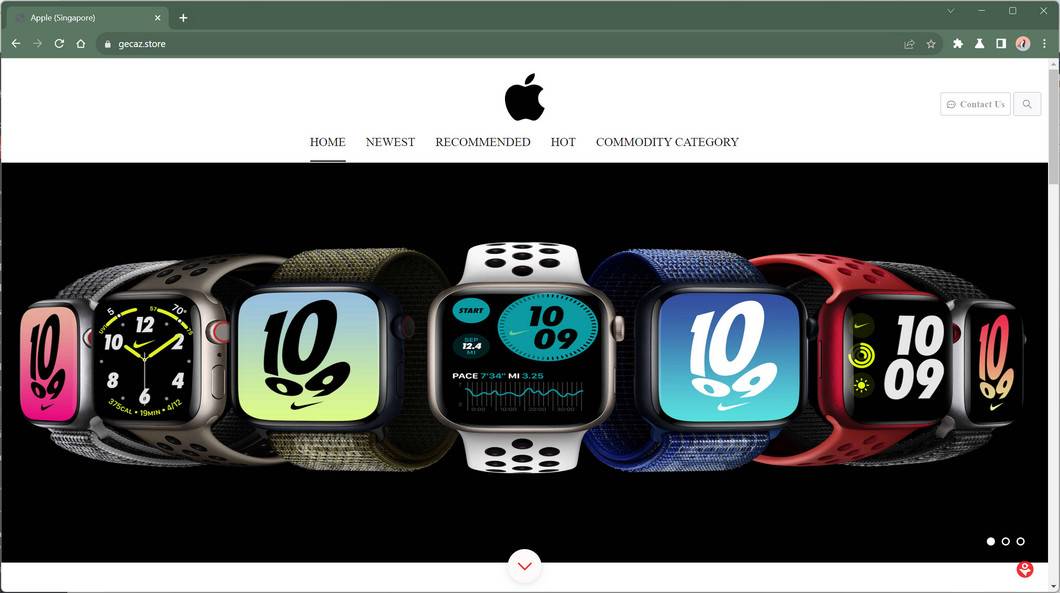 gecaz.store fake Apple