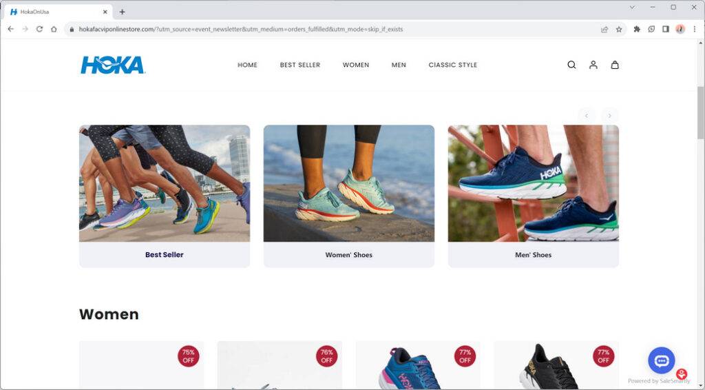 hokafacviponlinestore.com scam