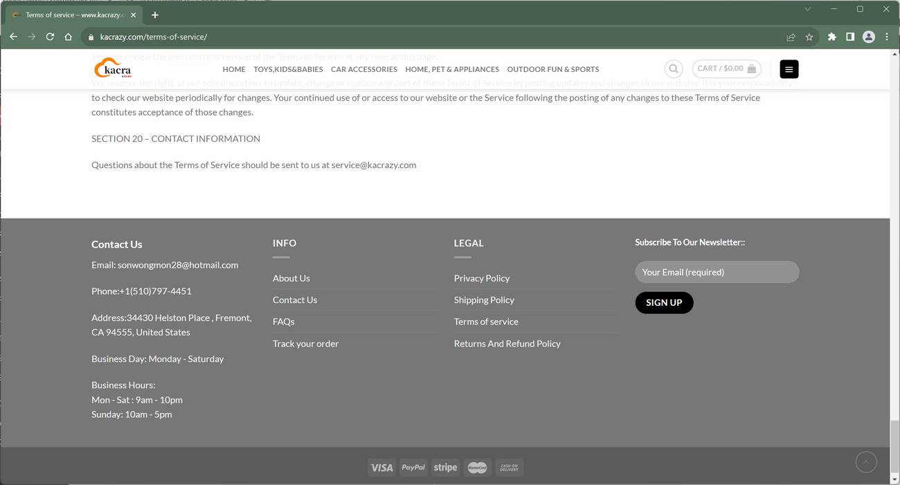 kacrazy.com china fakedetails diffemail