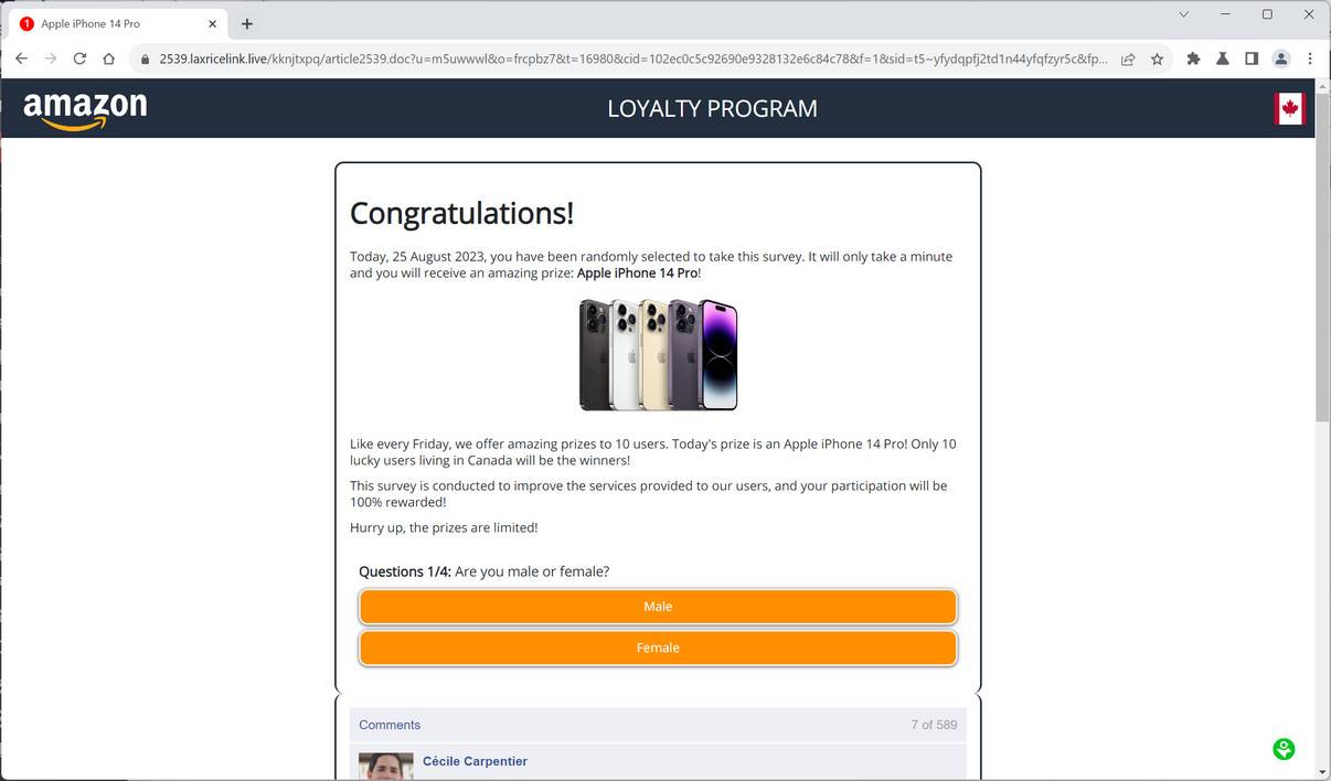 laxricelink.live malware
