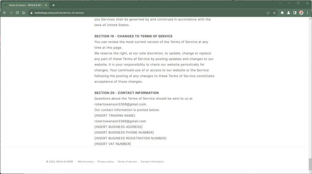 molnshop.com scam