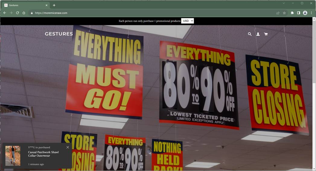 moremicerase.com gestures scam