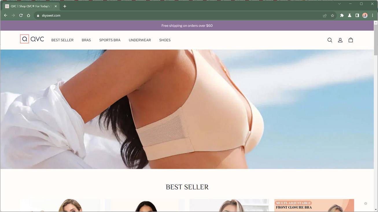 skyswet.com fake QVC