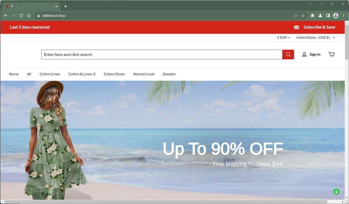 stellarsoul.shop Scam