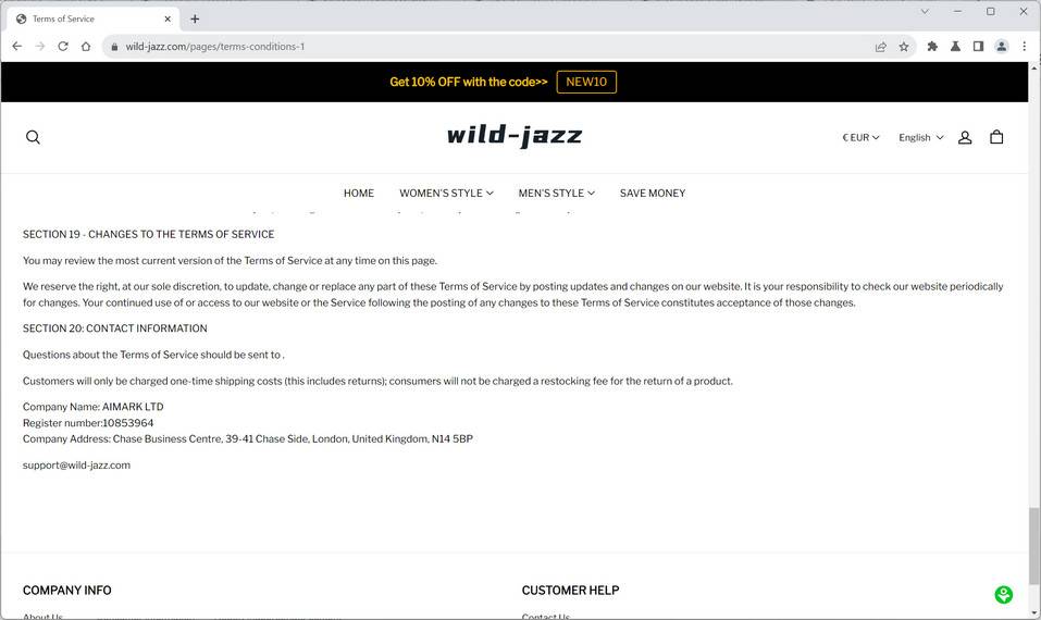 wild-jazz.com scam