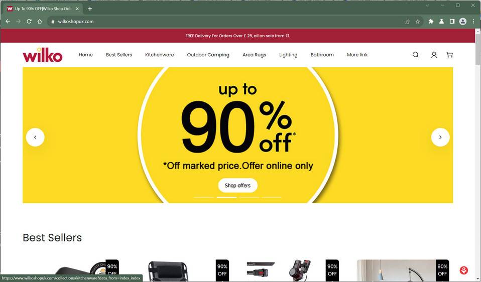 wilkoshopuk.com scam