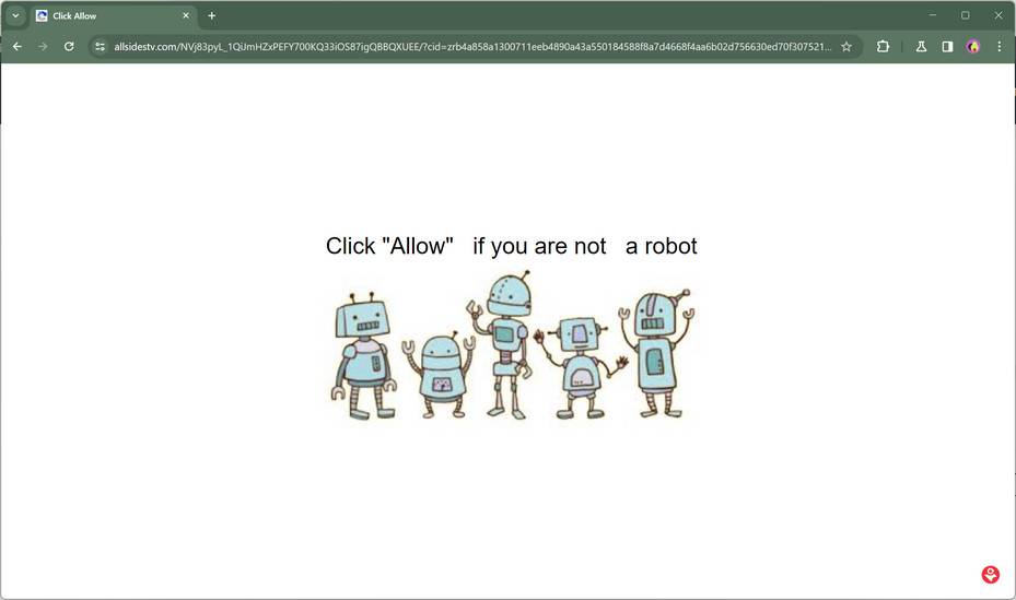 Allsidestv.com malware