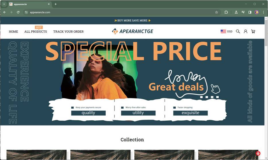 Appearancte.com scam