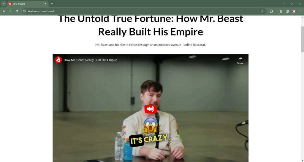 Fake MrBeast  Know Your Meme