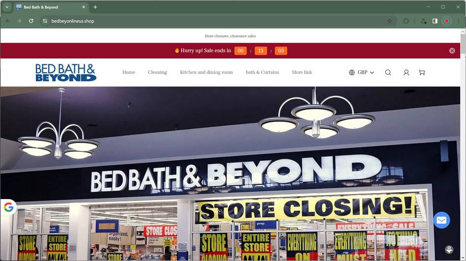 Bedbeyonlineus.shop Scam