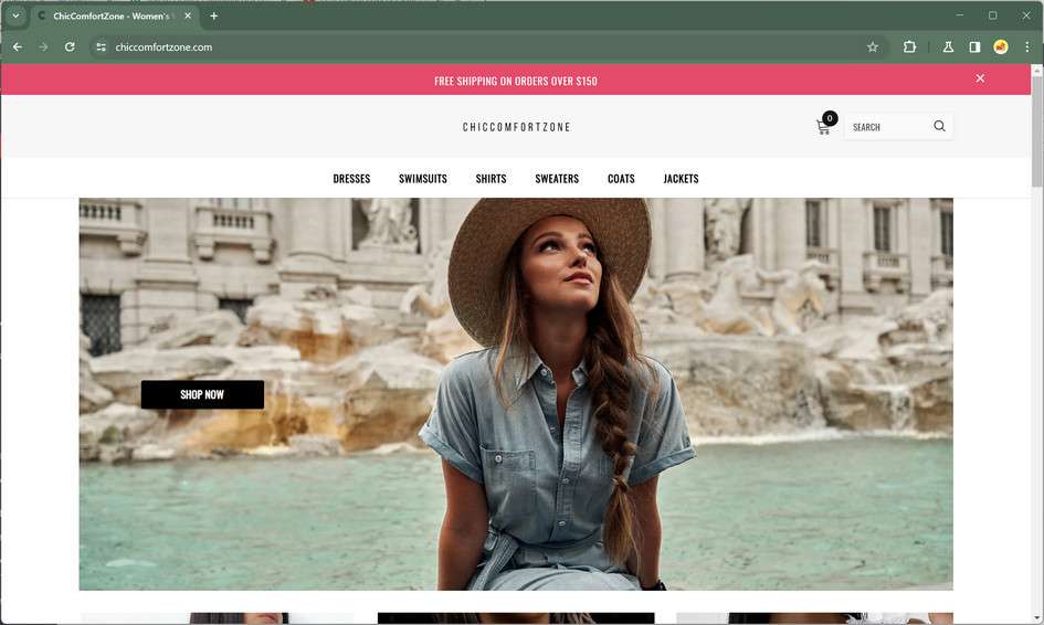 Chiccomfortzone.com scam