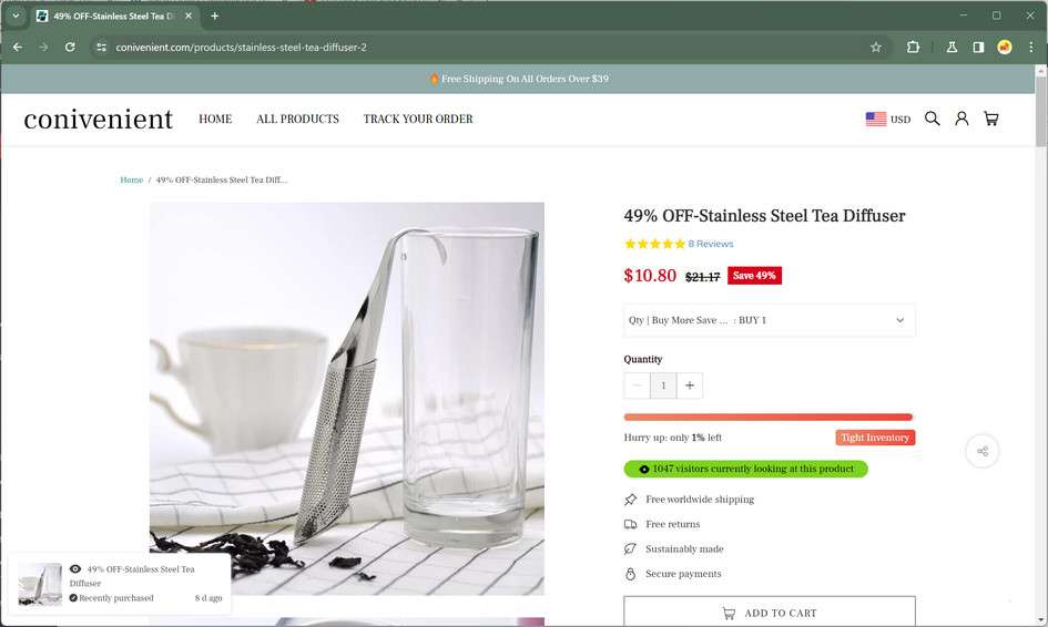 Conivenient.com scam