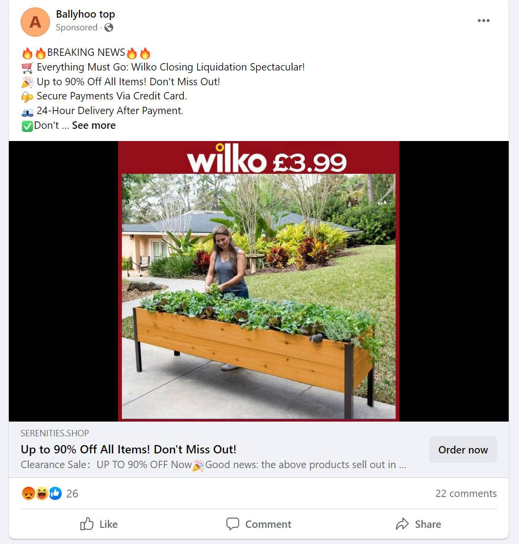 Everything Must Go, Wilkо Closing Liquidation Spectacular Scam