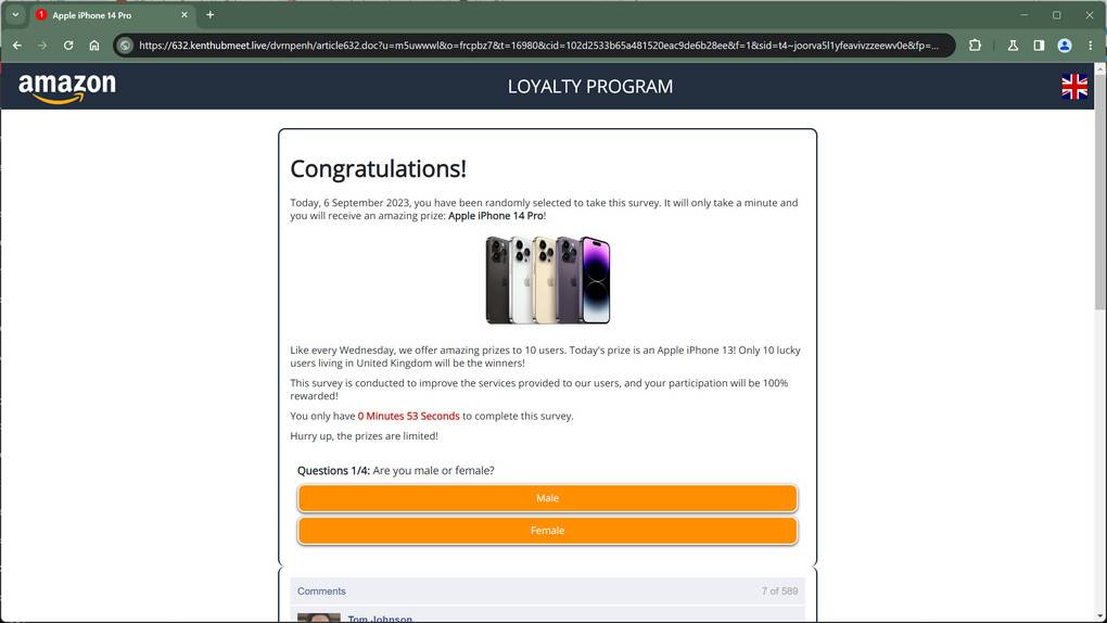 Kenthubmeet.live malware