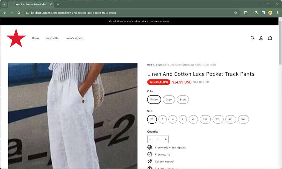 Kit-discount.shop scam