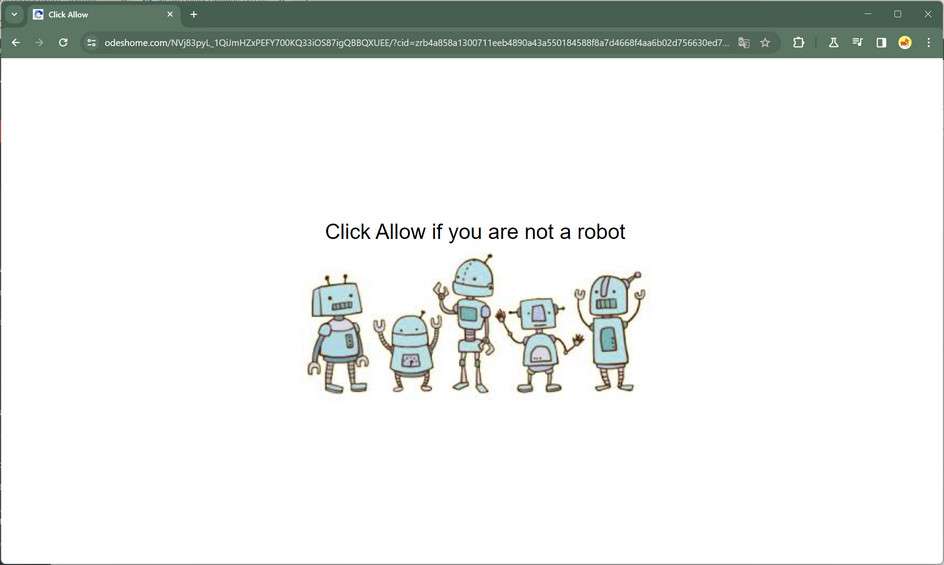 Odeshome.com malware