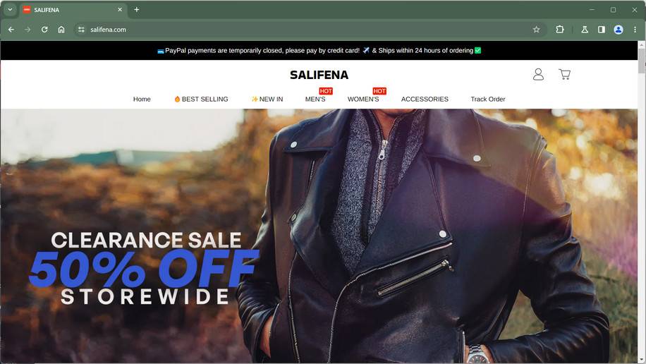 Salifena.com Scam