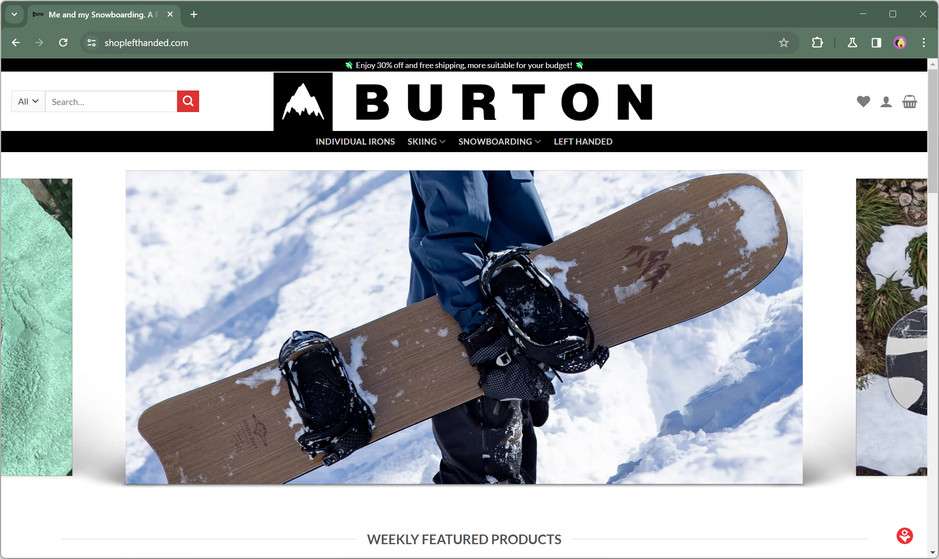 Shoplefthanded.com Scam