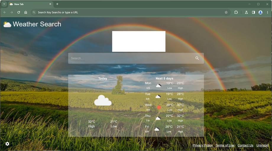 Weather Search Chrome Extension