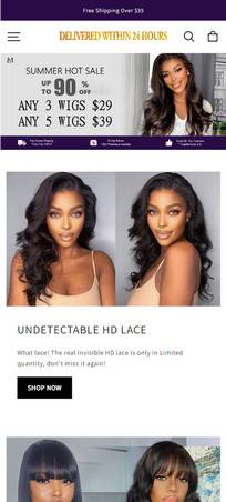 WomanHairWig.com Scam