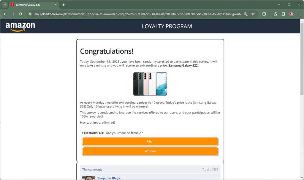 coldarkpen.live malware