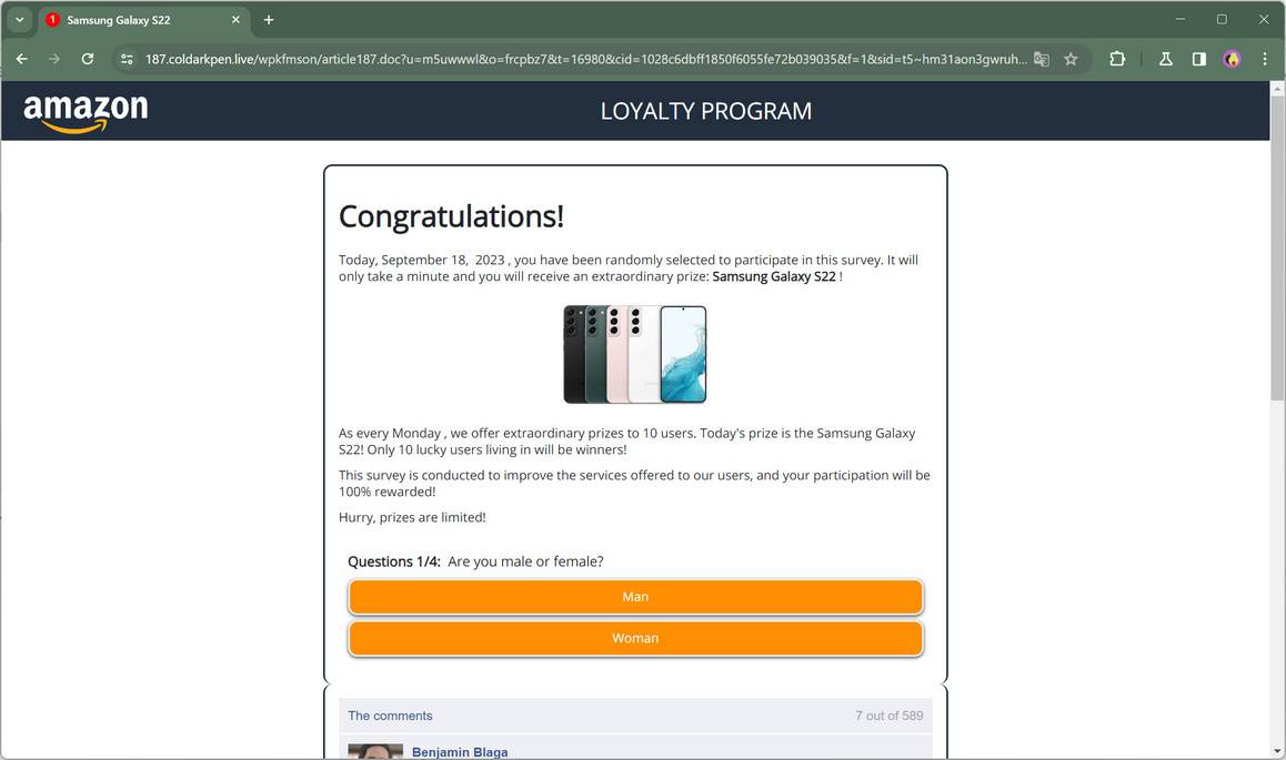 coldarkpen.live malware