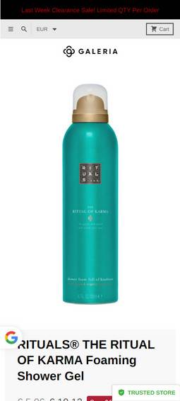 galeria-clearance.shop scam