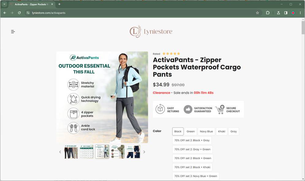 lyniestore.com scam