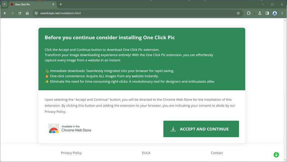 oneclickpic.net scam