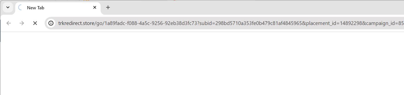 trkredirect.store scam