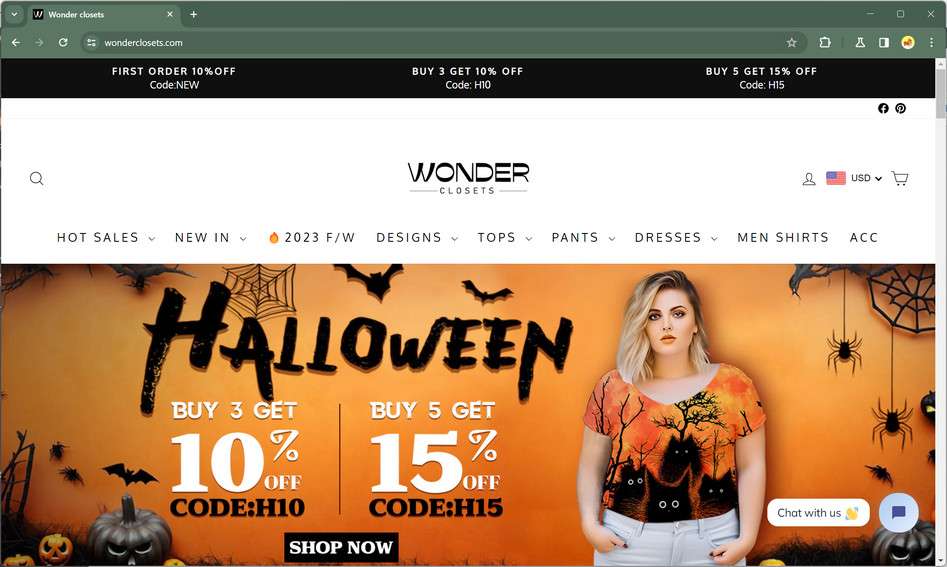 wonderclosets.com scam