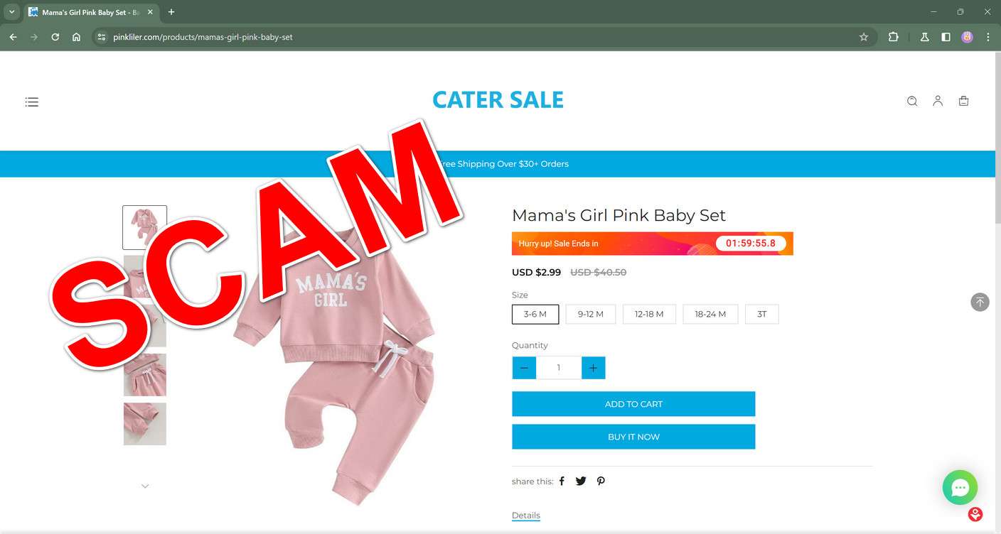 Don't Get Duped By The Viral Carter's Warehouse Sale Scam