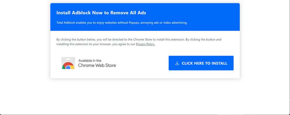 Adblockinstall.com popups