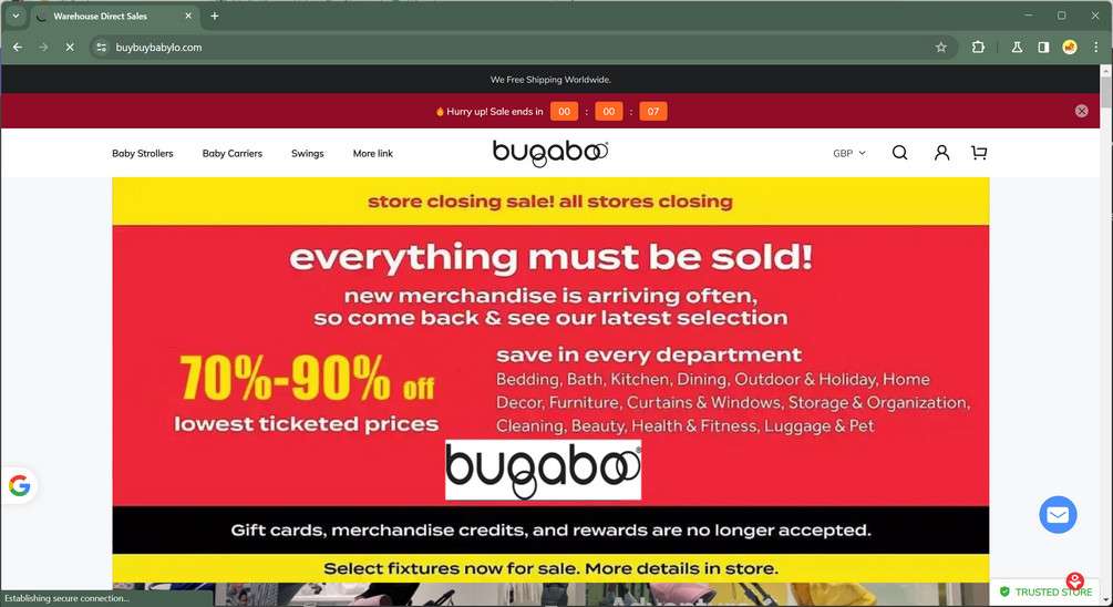 Buybuybabylo.com scam