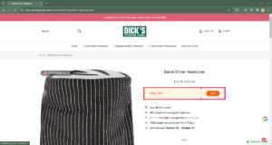 Dicks-sportinggoods.com Scam Store: A Fake Dick's Website