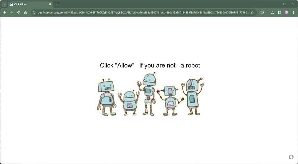 Getnindscompany.com malware