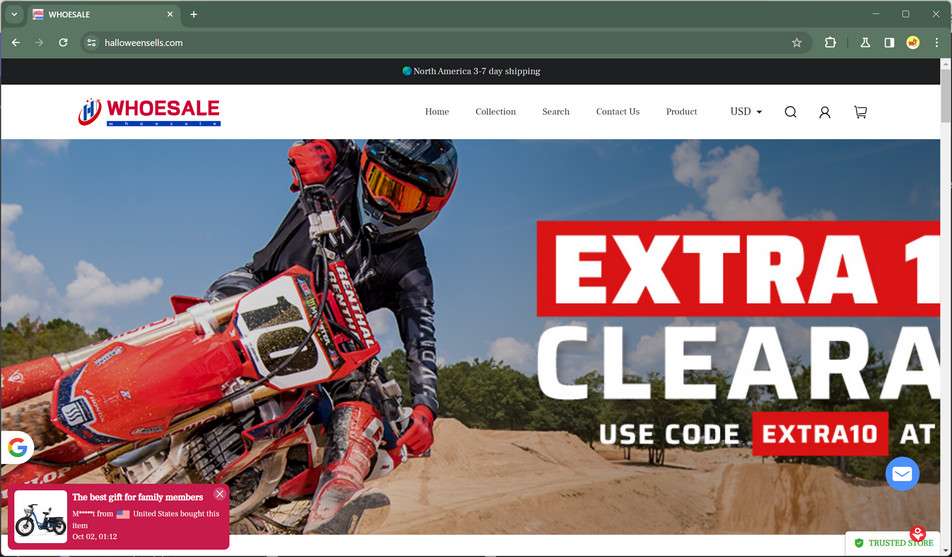 Halloweensells.com scam