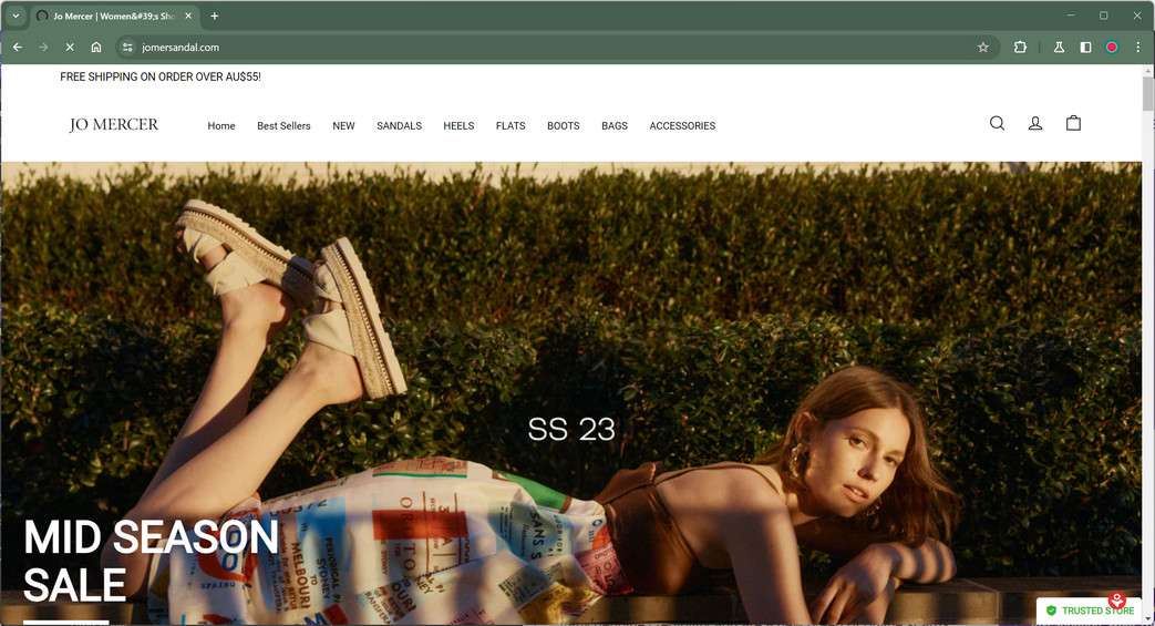 Jomersandal.com scam