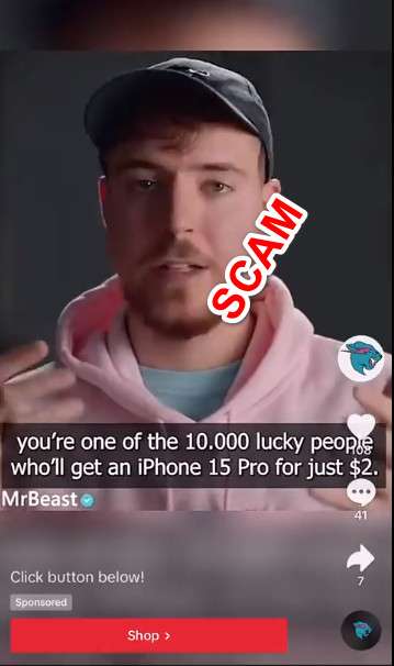 Close call for Mr Beast