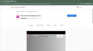 Personalized Backgrounds