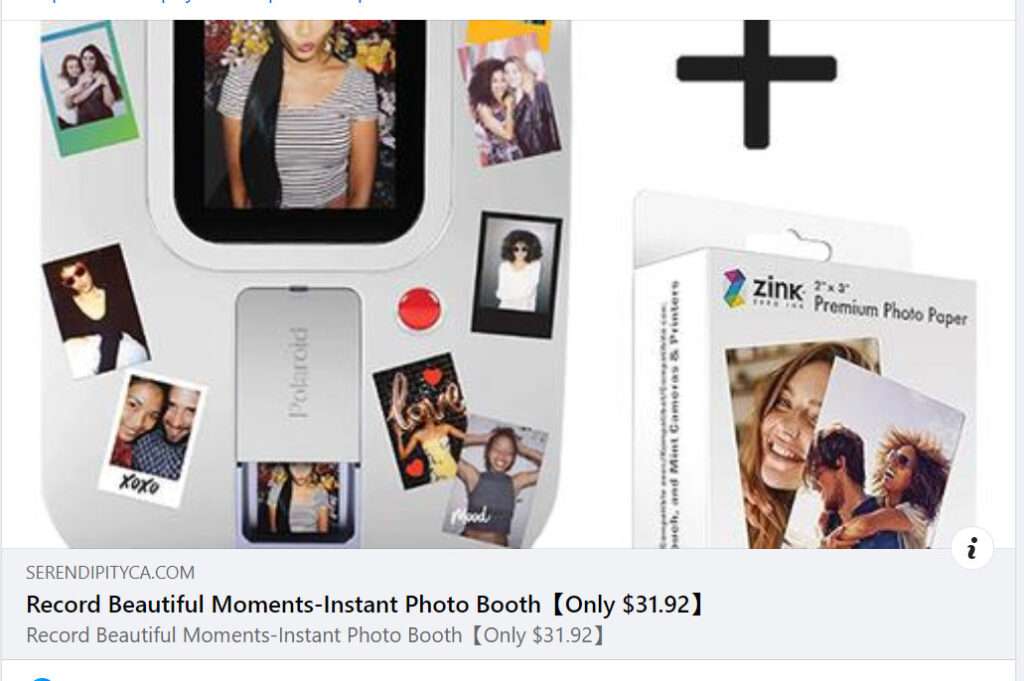 Don't Fall For The $31.92 Polaroid At-Home Photo Booth Scam