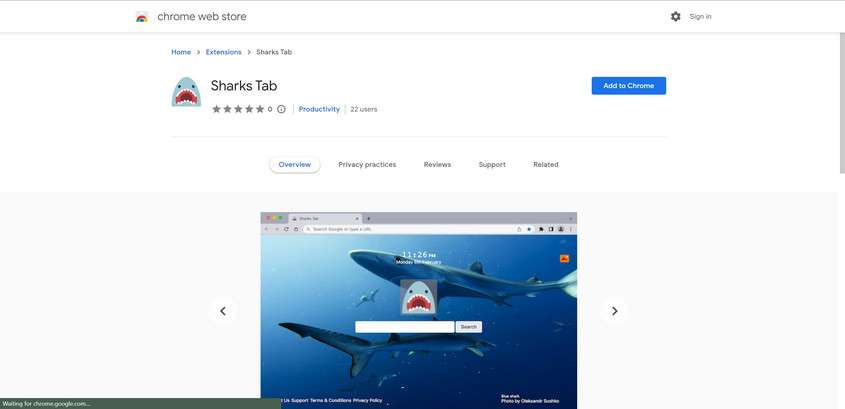 Sharks Tab